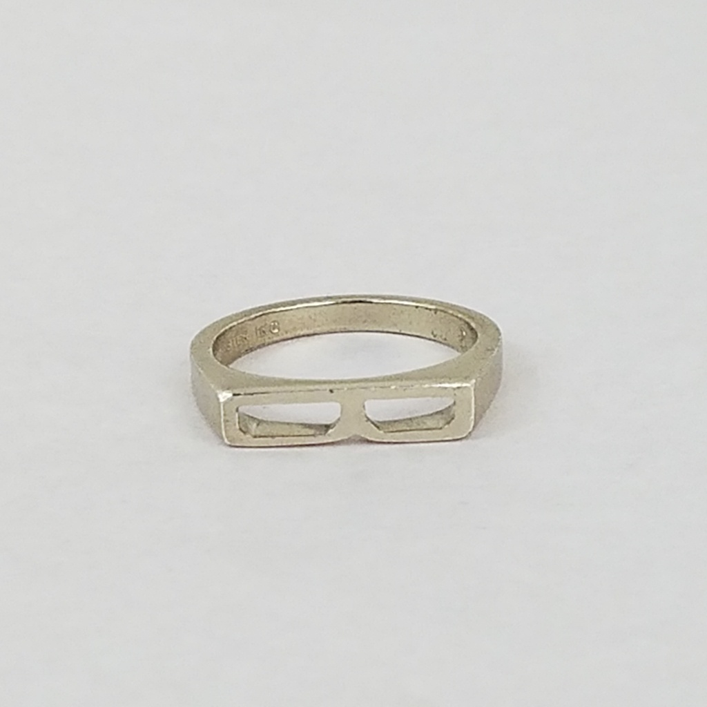 Cellini Sterling Silver Modern Cutout Ring